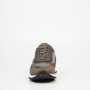 Mazerata Silvio 1 Faux Wax / Faux Nubuck Sneaker - Grey footwear Mazerata