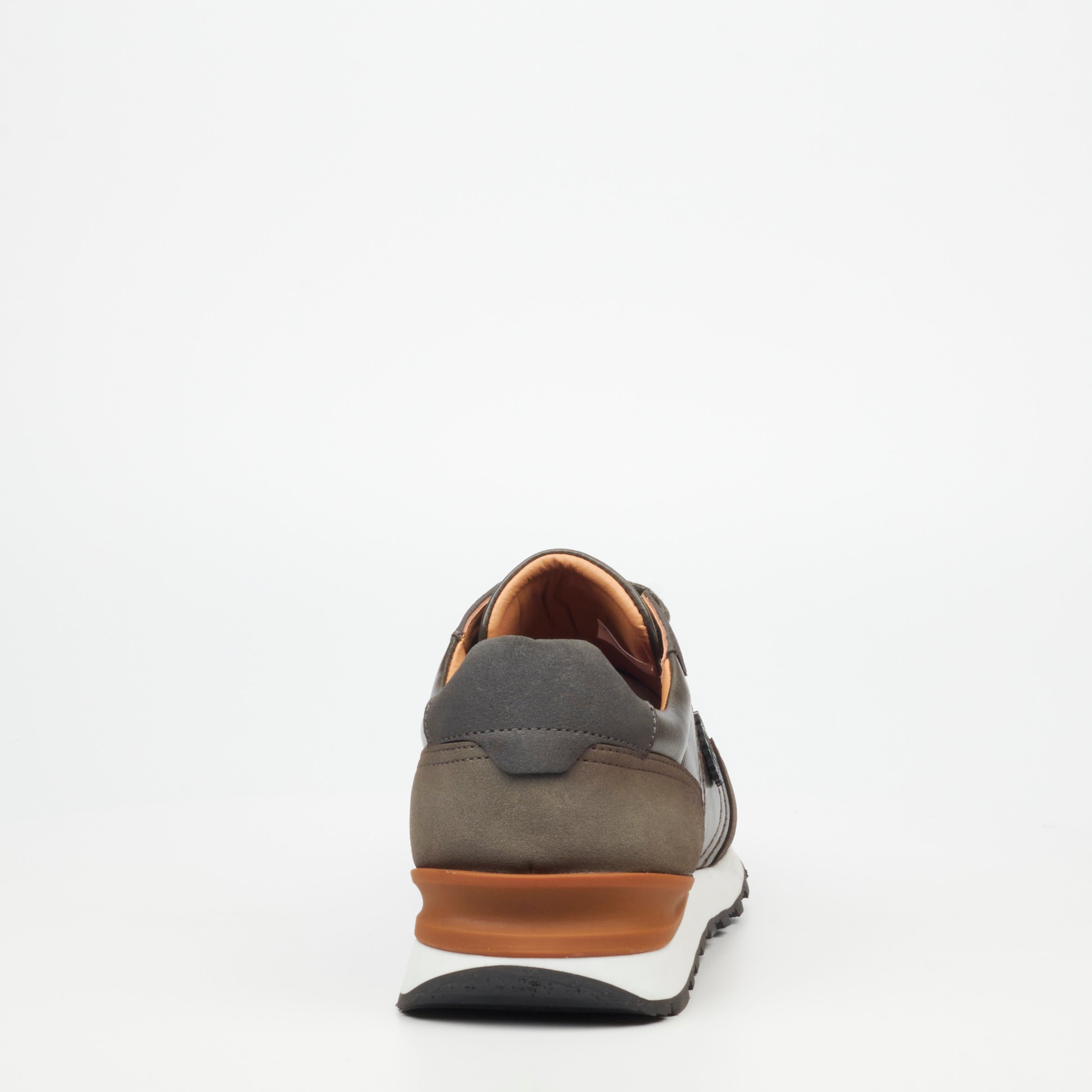 Mazerata Silvio 1 Faux Wax / Faux Nubuck Sneaker - Grey footwear Mazerata