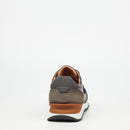 Mazerata Silvio 1 Faux Wax / Faux Nubuck Sneaker - Grey footwear Mazerata