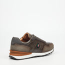 Mazerata Silvio 1 Faux Wax / Faux Nubuck Sneaker - Grey footwear Mazerata