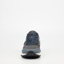 Mazerata Silvio 1 Faux Wax / Faux Nubuck Sneaker - Navy footwear Mazerata