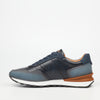 Mazerata Silvio 1 Faux Wax / Faux Nubuck Sneaker - Navy footwear Mazerata