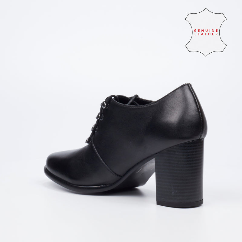 Nicci Tyler Sinclair 1 Handcrafted Leather Ankle Boot - Black footwear Nicci Tyler