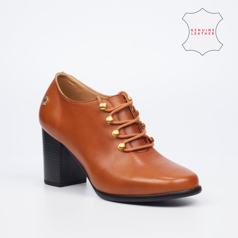 Nicci Tyler Sinclair 1 Handcrafted Leather Ankle Boot - Tan footwear Nicci Tyler