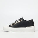 Miss Black Skate 1 Sneaker - Black footwear Miss Black