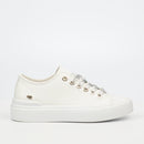 Miss Black Skate 1 Sneaker - White footwear Miss Black