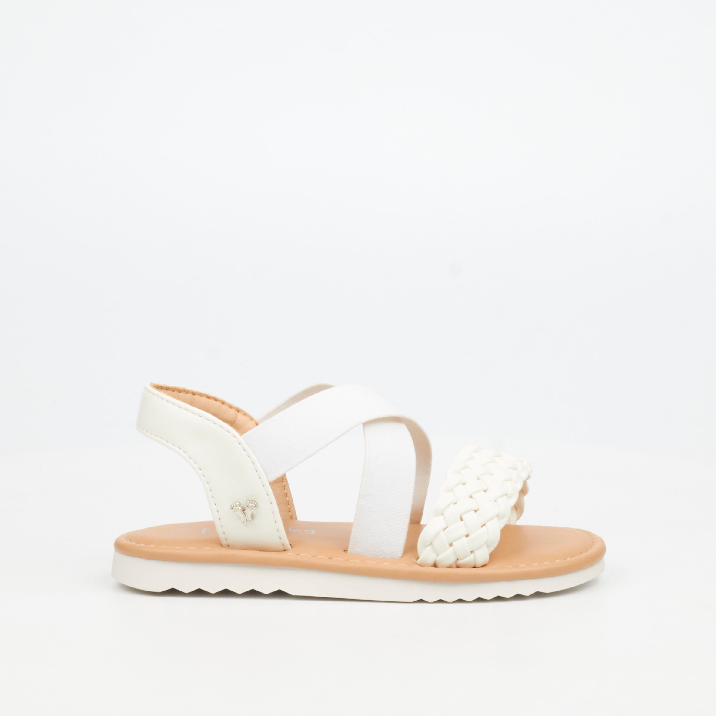 Flutterby Skylie 1 Sandal - White (Infants)