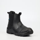 Grittgear Slate S1P Genuine Leather Safety Boot - Black safety Grittgear