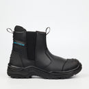 Grittgear Slate S1P Genuine Leather Safety Boot - Black safety Grittgear