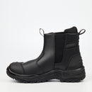 Grittgear Slate S1P Genuine Leather Safety Boot - Black safety Grittgear