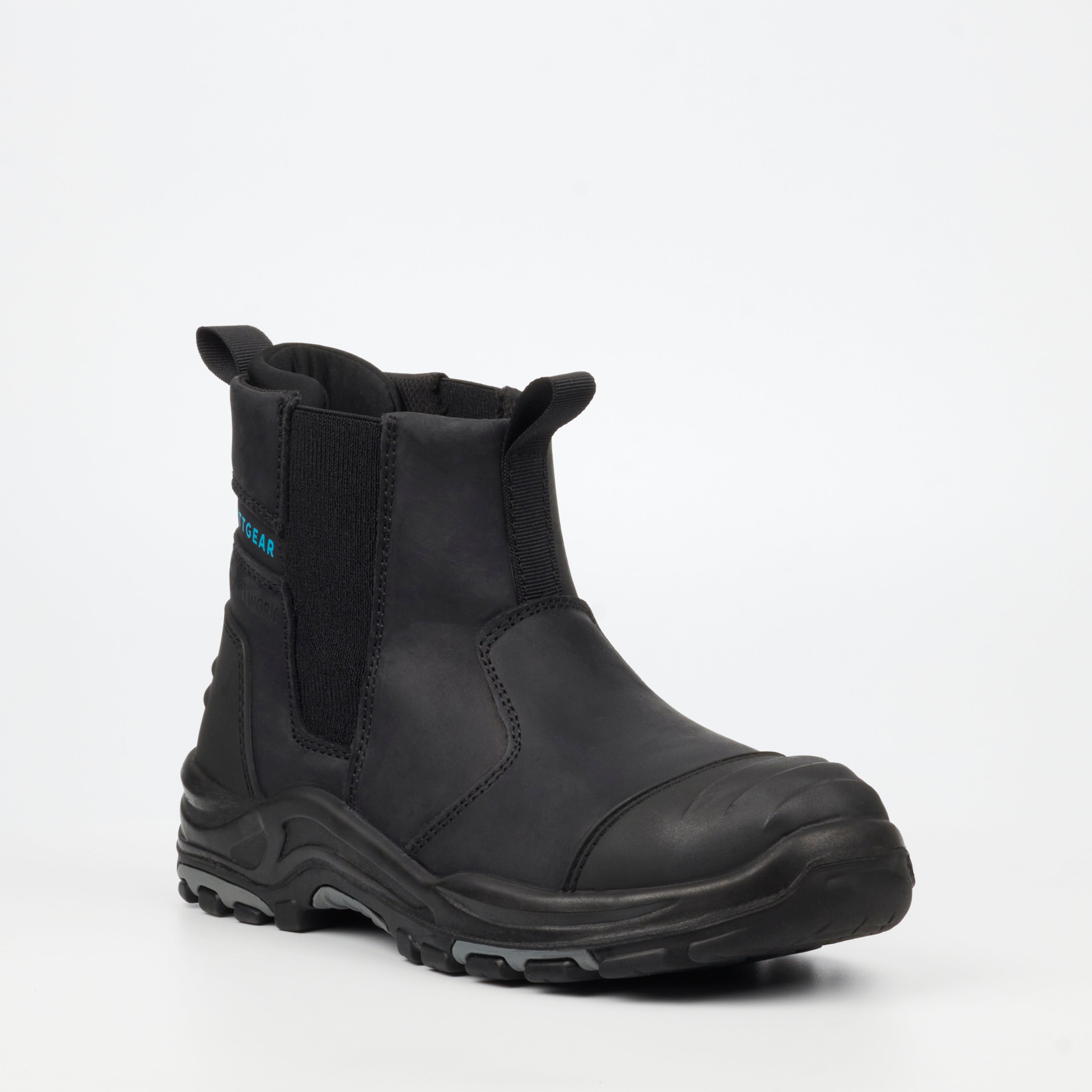Grittgear Slate S3 Crazy Horse Leather Safety Boot - Black safety Grittgear