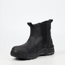 Grittgear Slate S3 Crazy Horse Leather Safety Boot - Black safety Grittgear