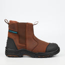 Grittgear Slate S3 Crazy Horse Leather Safety Boot - Chocolate safety Grittgear