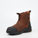 Grittgear Slate S3 Crazy Horse Leather Safety Boot - Chocolate safety Grittgear