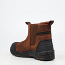 Grittgear Slate S3 Crazy Horse Leather Safety Boot - Chocolate safety Grittgear
