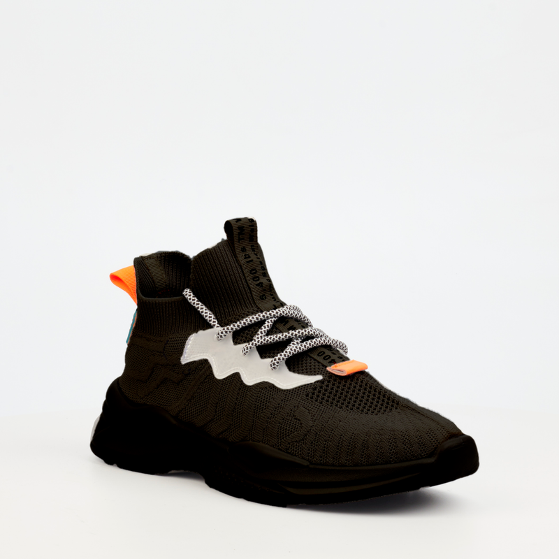 Urbanart Sleek 1 Knit Sneaker - Black footwear UBRT   