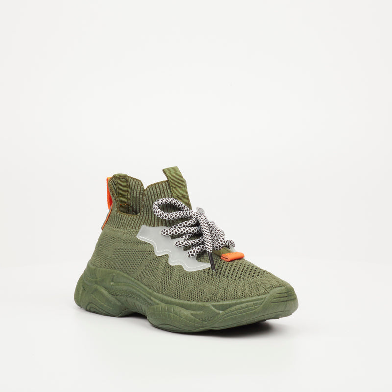 Urbanart Sleek 1 Knit Sneaker - Olive (youth) footwear UBRT   