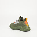 Urbanart Sleek 1 Knit Sneaker - Olive (youth) footwear UBRT   