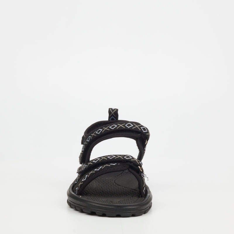 Urbanart Slide 1 Canvas Sandal - Black (Ladies) footwear Urbanart   