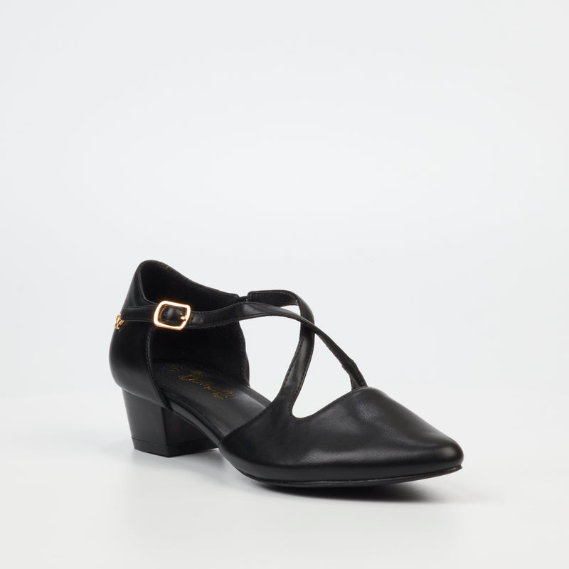 Butterfly Feet Sling 11 Heel - Black footwear Butterfly Feet