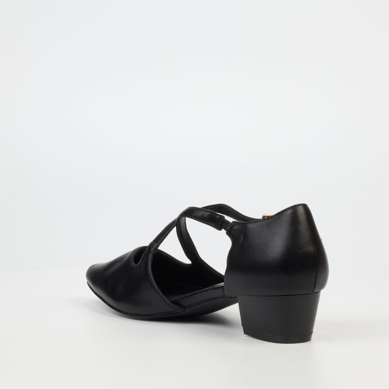 Butterfly Feet Sling 11 Heel - Black footwear Butterfly Feet