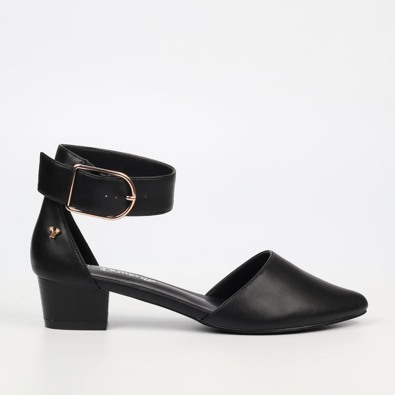 Butterfly Feet Sling 7 Heel - Black footwear Butterfly Feet   