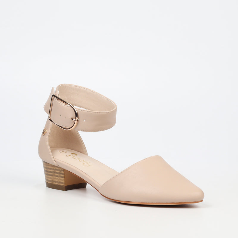 Butterfly Feet Sling 7 Heel - Nude footwear Butterfly Feet   