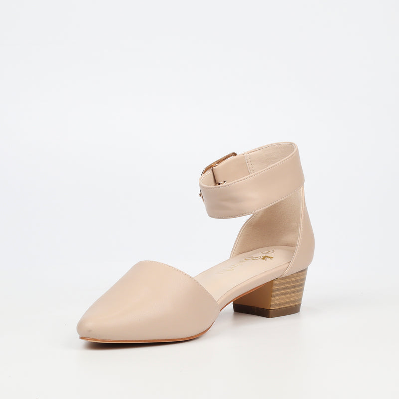 Butterfly Feet Sling 7 Heel - Nude footwear Butterfly Feet   