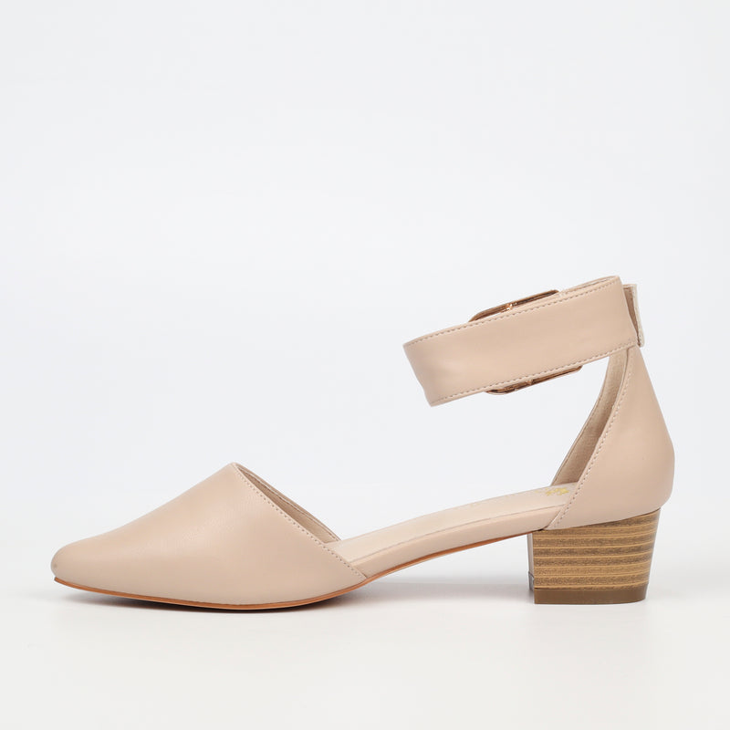 Butterfly Feet Sling 7 Heel - Nude footwear Butterfly Feet   