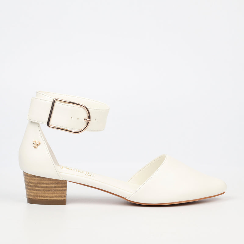 Butterfly Feet Sling 7 Heel - White footwear Butterfly Feet   