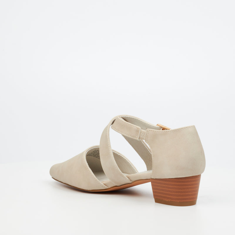 Butterfly Feet Sling 8 Heel - Beige footwear Butterfly Feet   