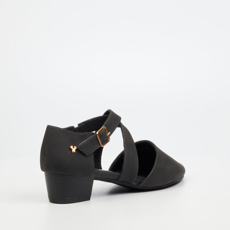 Butterfly Feet Sling 8 Heel - Black footwear Butterfly Feet   