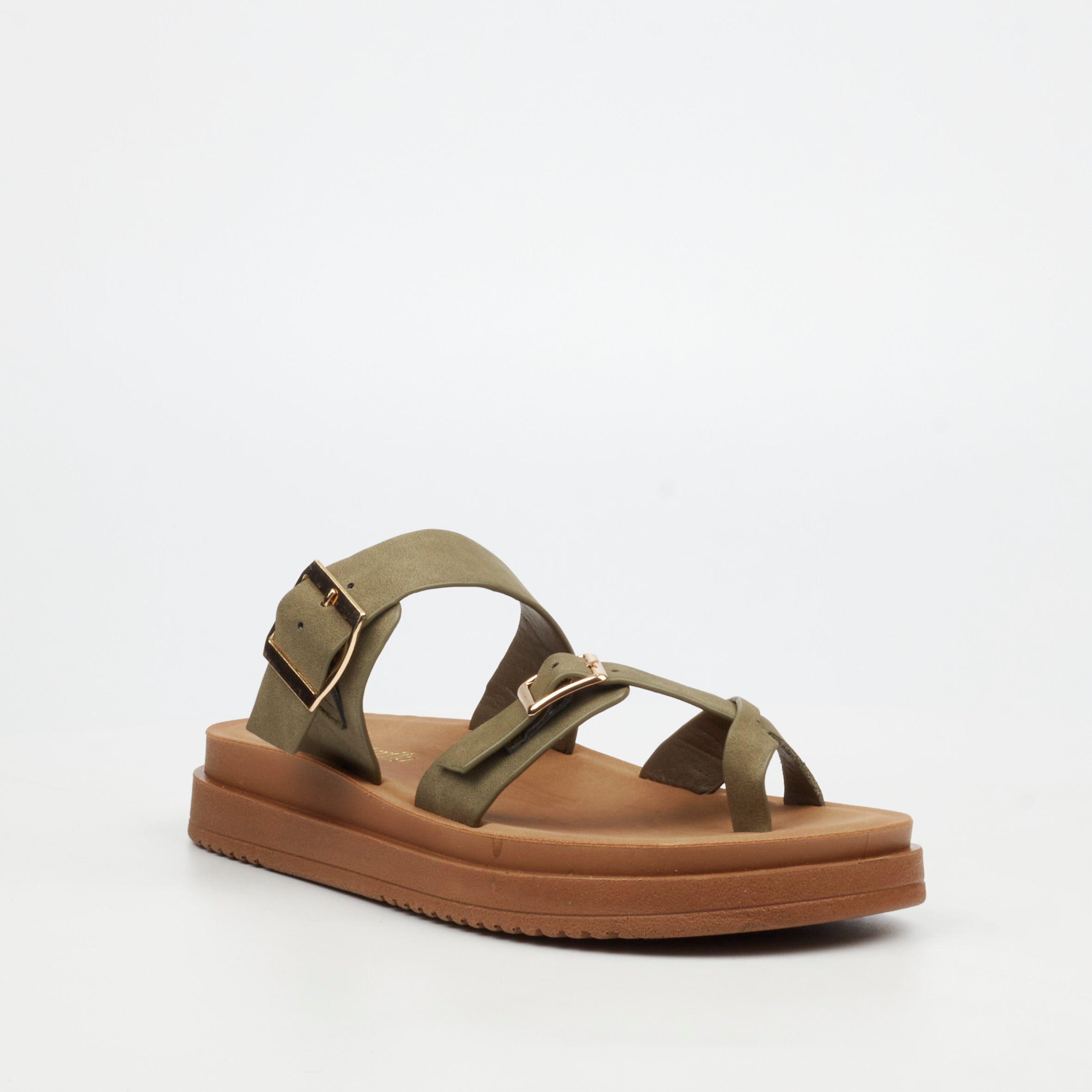 Butterfly Feet Slope 1 Sandal - Olive footwear Butterfly Feet