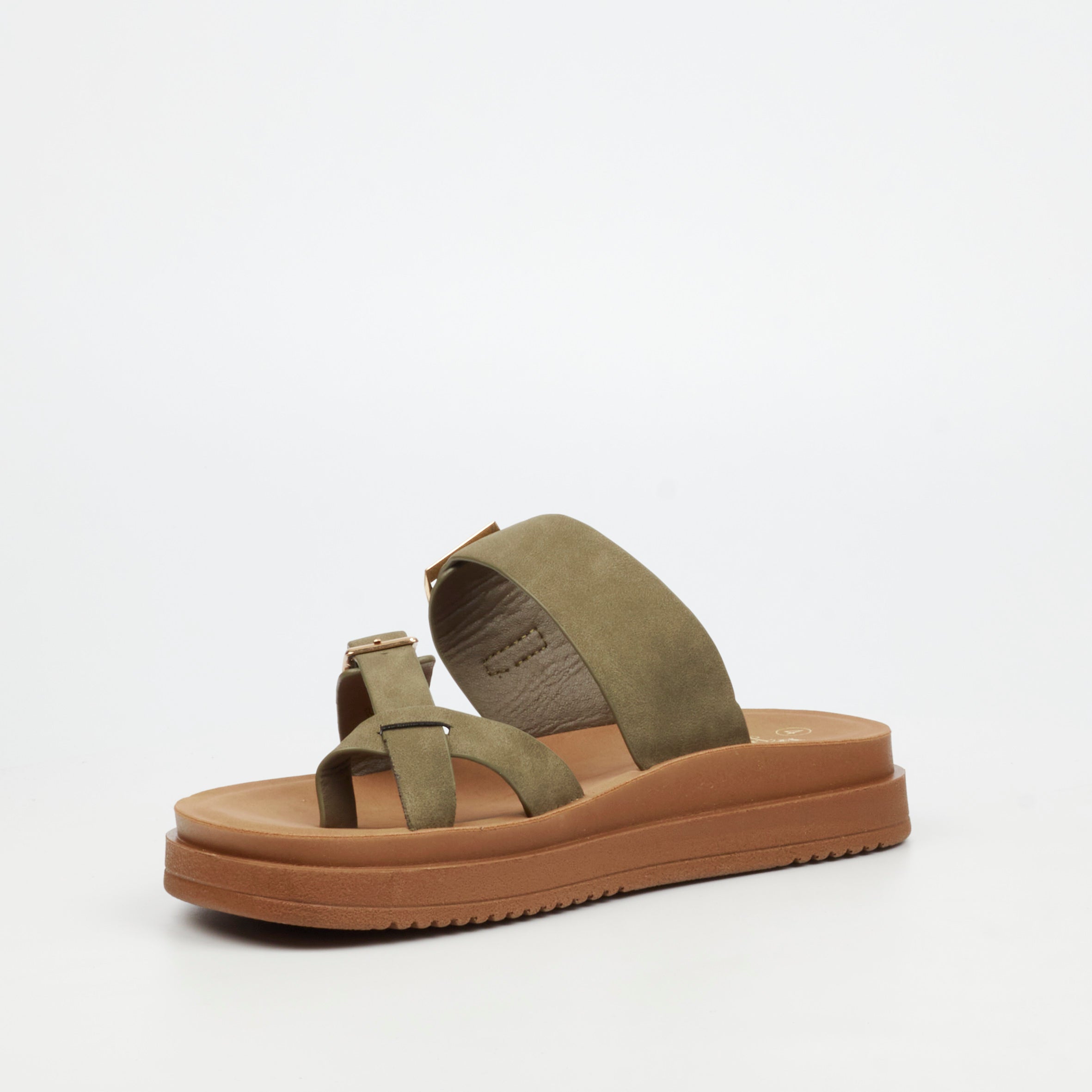 Butterfly Feet Slope 1 Sandal - Olive footwear Butterfly Feet