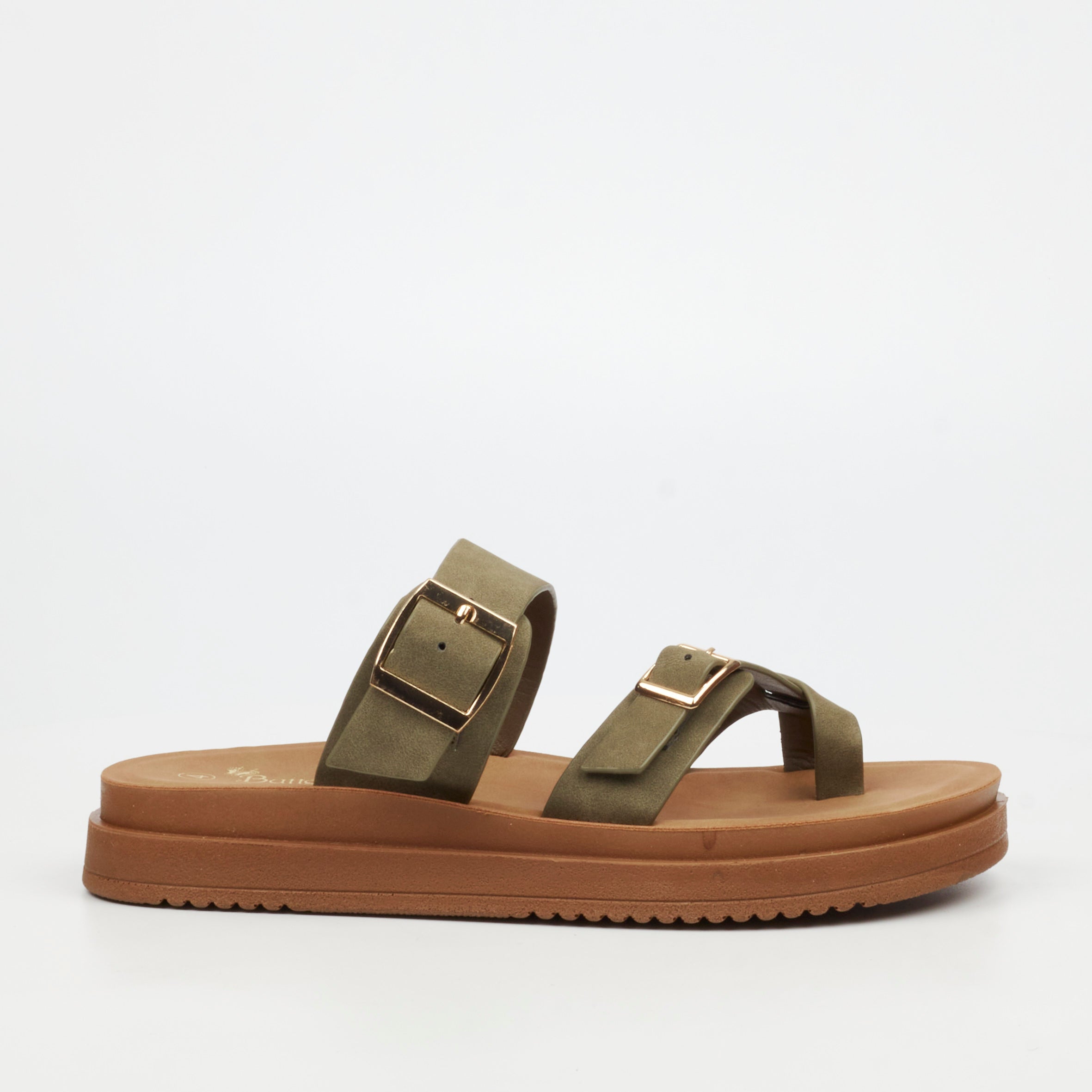 Butterfly Feet Slope 1 Sandal - Olive footwear Butterfly Feet