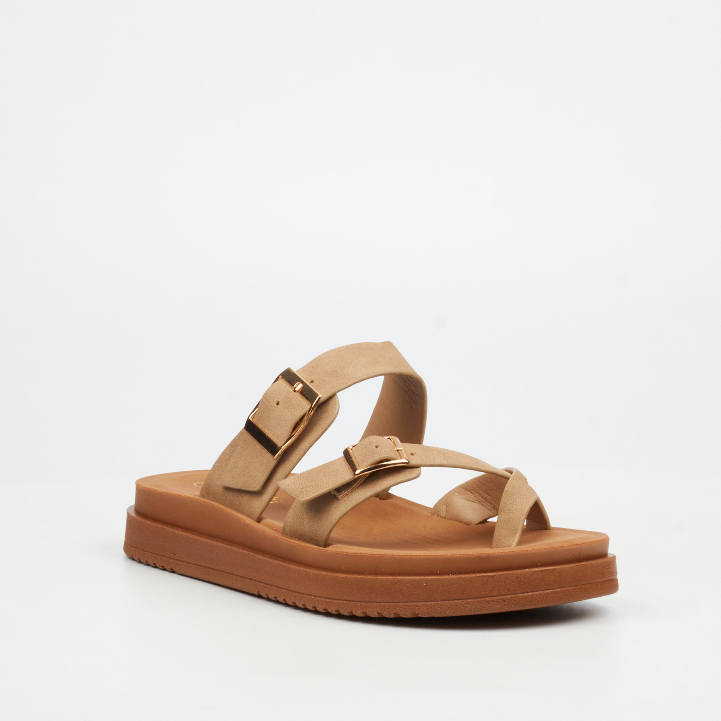 Butterfly Feet Slope 1 Sandal - Taupe footwear Butterfly Feet
