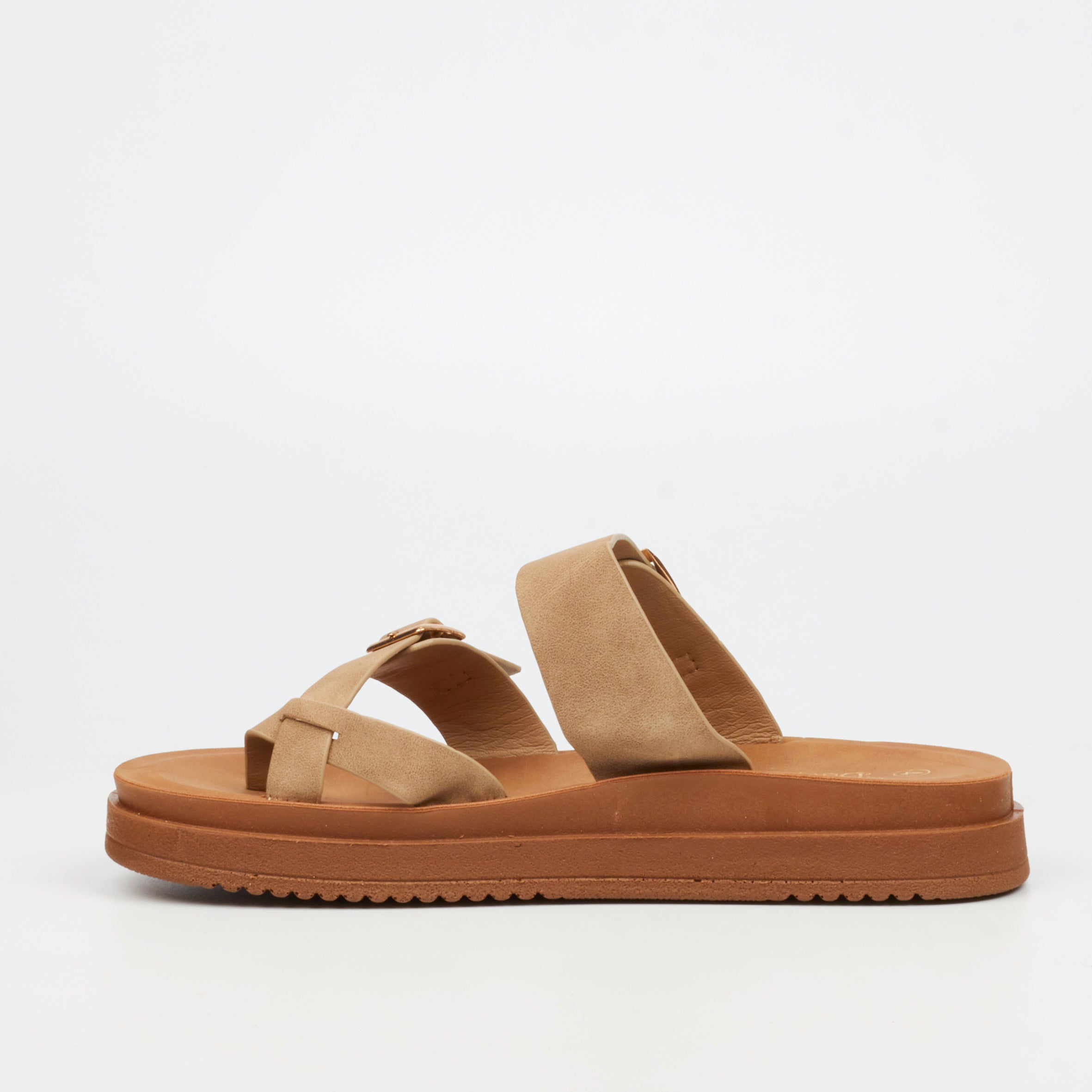 Butterfly Feet Slope 1 Sandal - Taupe footwear Butterfly Feet
