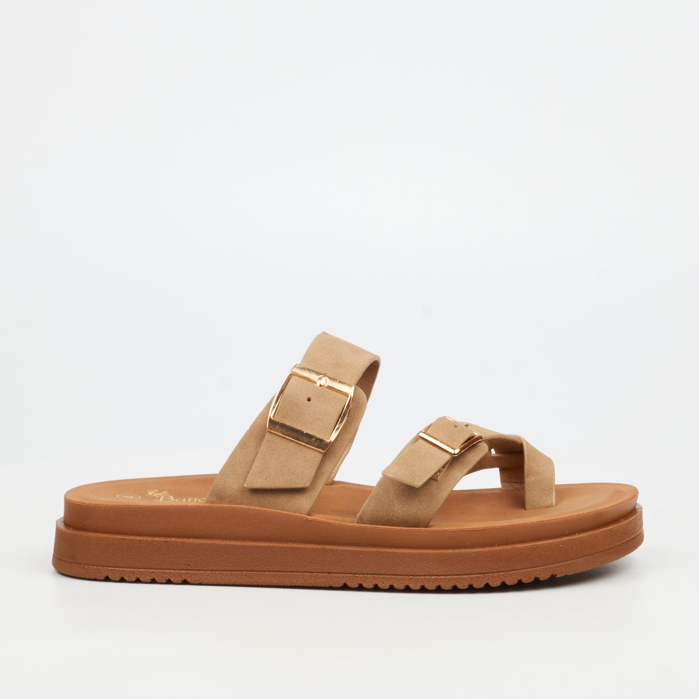 Butterfly Feet Slope 1 Sandal - Taupe footwear Butterfly Feet