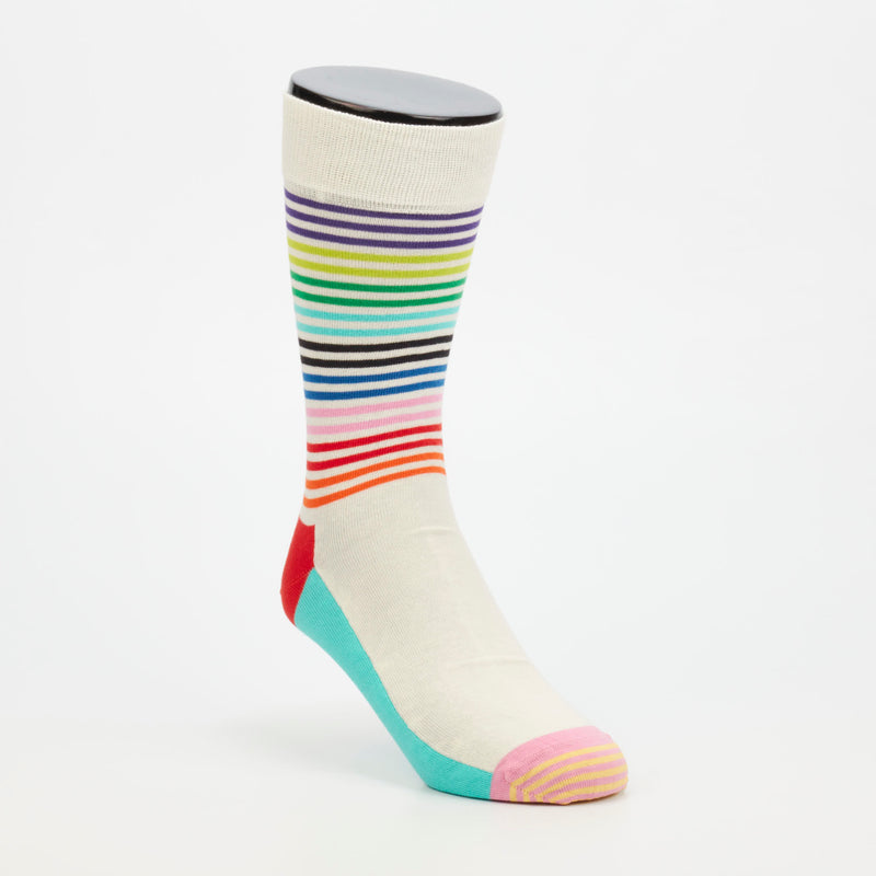 Happy Socks Small Stripe Sock - Multi accessories External   