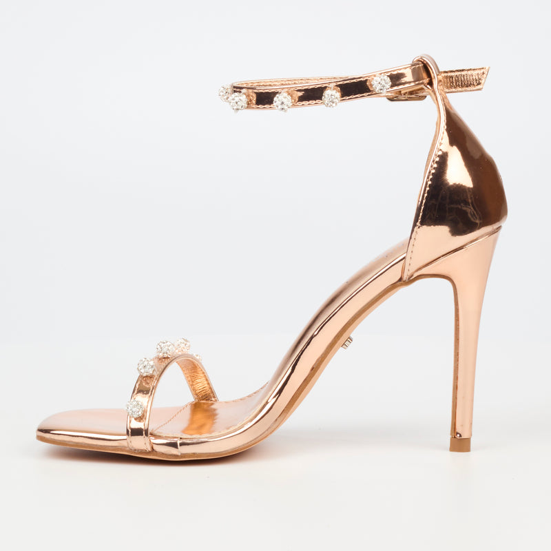 Miss Black Snazz 2 High Heel - Rose Gold footwear Miss Black