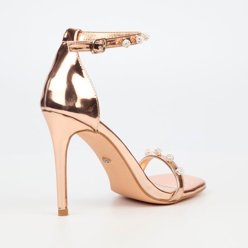 Miss Black Snazz 2 High Heel - Rose Gold footwear Miss Black