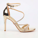 Miss Black Snazz 4 Heel - Gold footwear Miss Black