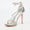 Miss Black Snazz 4 Heel - Silver footwear Miss Black