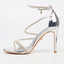 Miss Black Snazz 4 Heel - Silver footwear Miss Black