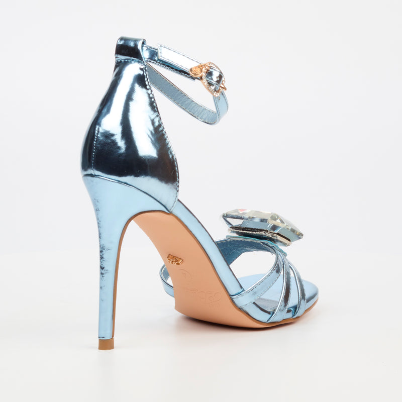 Miss Black Snazz 5 Heel - Blue footwear Miss Black   