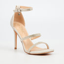 Miss Black Snazz 7 Heel - Ivory footwear Miss Black