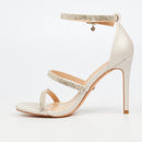 Miss Black Snazz 7 Heel - Ivory footwear Miss Black