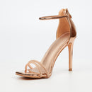 Miss Black Snazz 8 Heel - Rose Gold footwear Miss Black