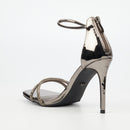 Miss Black Snazz 8 Heel - Pewter footwear Miss Black