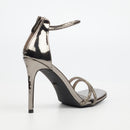 Miss Black Snazz 8 Heel - Pewter footwear Miss Black